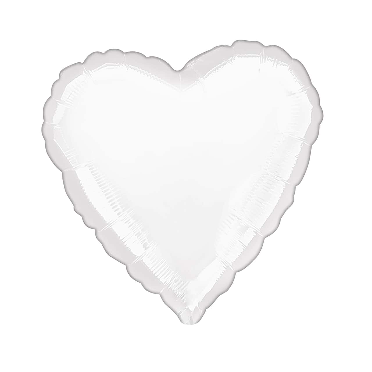 17" Metallic Heart Foil Balloon